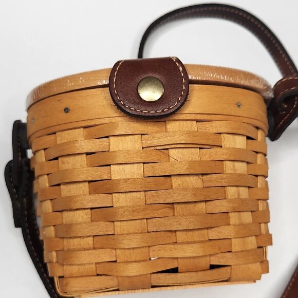 Longaberger Small Saddlebrook Purse Basket - Like New - Picture 1 of 4